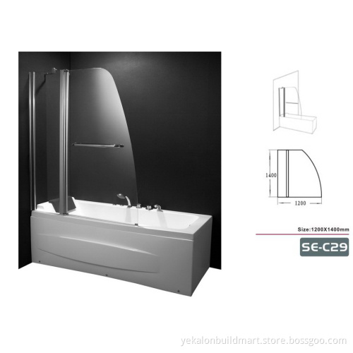 wholesale factory frameless glass shower enclosure/shower cabin and price